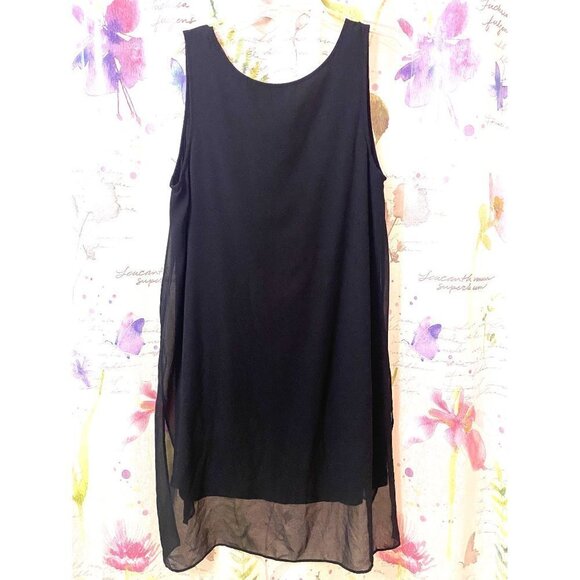 Catherine Malandrino Black overlay short dress, Large - Picture 8 of 8